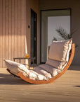 LAAKSO lettino outdoor | marrone