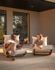 LAAKSO lettino outdoor | marrone