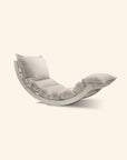 Lettino a dondolo LAAKSO, cuscino OHRA e cunei | set beige