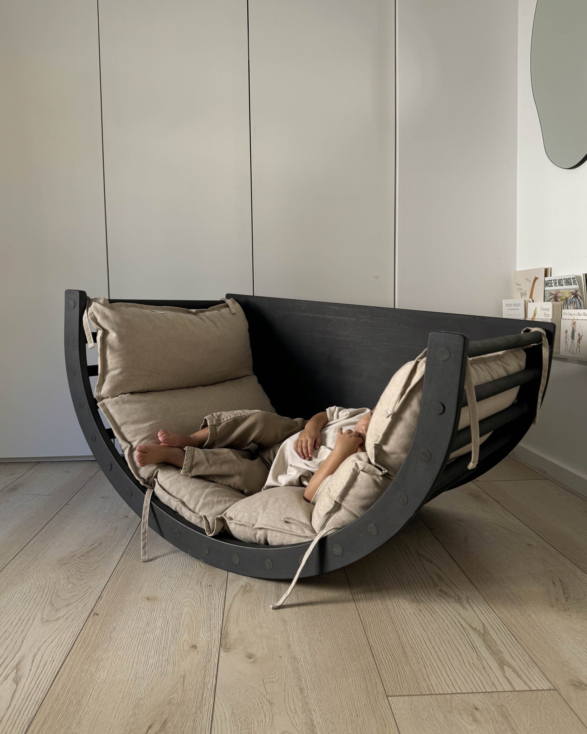 LUOTO II Kletterbogen | schwarz gebeizt