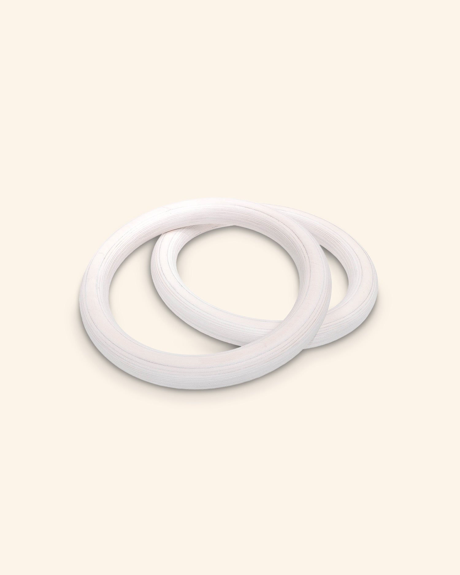 ULPU Turnringe | weiß glasiertes