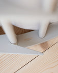 Lettino a dondolo LAAKSO, cuscino OHRA e cunei | set beige