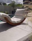 LAAKSO lettino outdoor | marrone