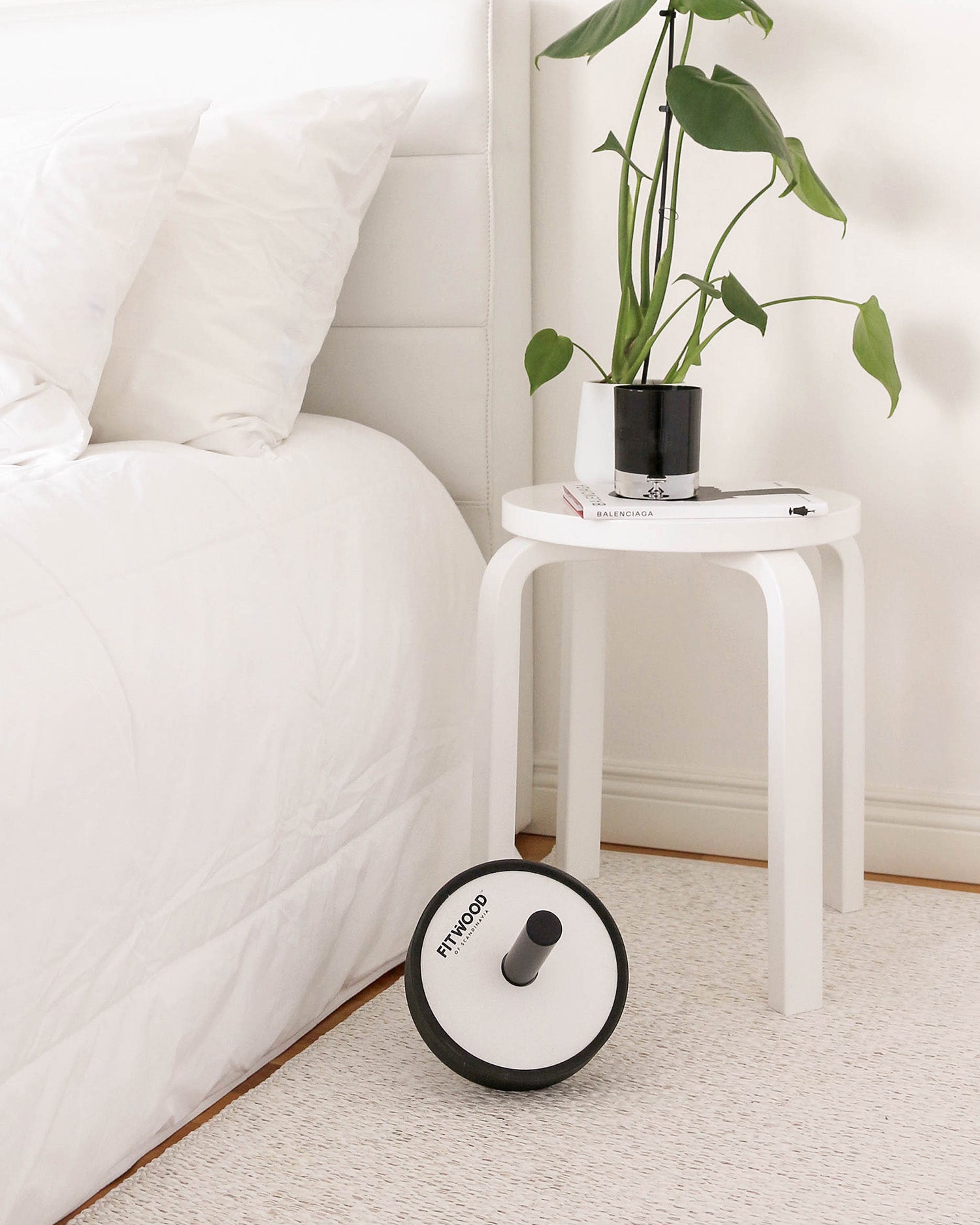 KIVI exercise wheel | white - black