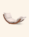 Chaise longue outdoor LAAKSO, coussin outdoor OHRA et cales | ensemble