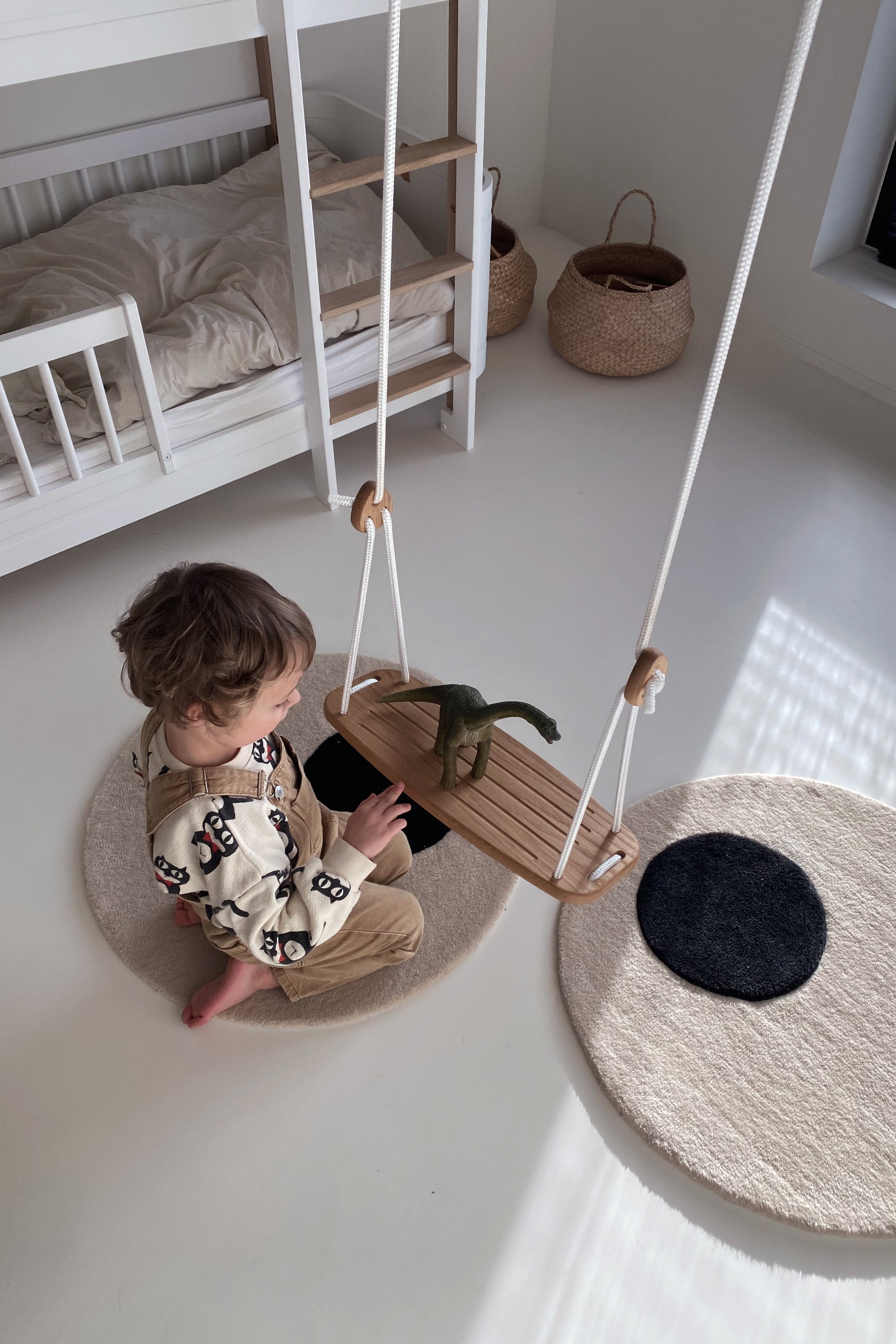 CLASSIC altalena | quercia - corda beige